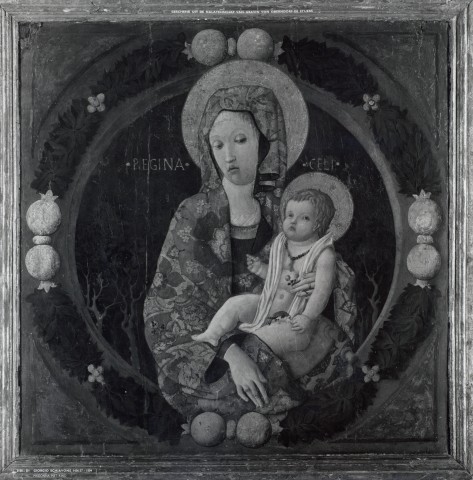 Fotocommissie Rijksmuseum Amsterdam — G. Schiavone. Maria met Kind. — insieme